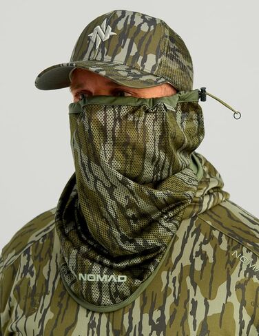 Nomad Mens Loose Gaiter | Lightweight & Breathable Camo Neck Gaiter, Mossy Oak Bottomland, One Size in Saudi Arabia