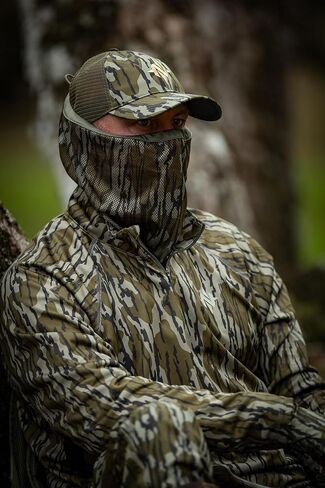 Nomad Mens Loose Gaiter | Lightweight & Breathable Camo Neck Gaiter, Mossy Oak Bottomland, One Size in Saudi Arabia