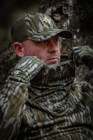 Nomad Mens Loose Gaiter | Lightweight & Breathable Camo Neck Gaiter, Mossy Oak Bottomland, One Size in Saudi Arabia