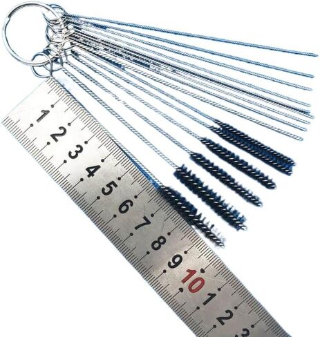 5 X Carburetor Carbon Jet Remove Cleaning Brushes Tool Kit 15pieces Set in Saudi Arabia