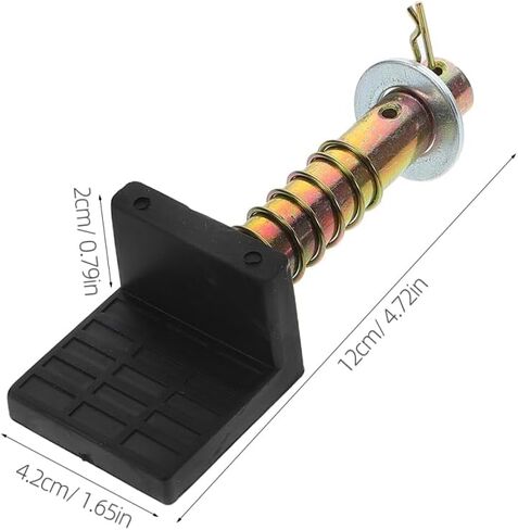 OUNONA Motorcycle Lift Stand Heavy Duty L-Shaped Support Attachment 5.7 Inch Stable Wheel Rack Holder for Secure Parking and Maintenance in Saudi Arabia