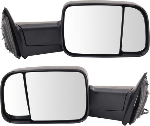 Trail Ridge Tow Mirror Power Heated Smoked Turn Signal LED Spotlight for GM New in Kuwait