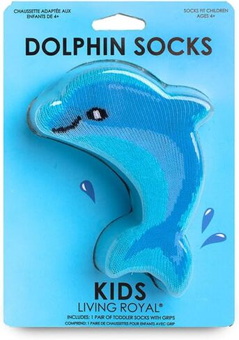 Living Royal Kids 3D Crew Socks, Novelty Character Design, Colorful Unisex Style, Fits Ages 4+, 1 Pair in Kuwait