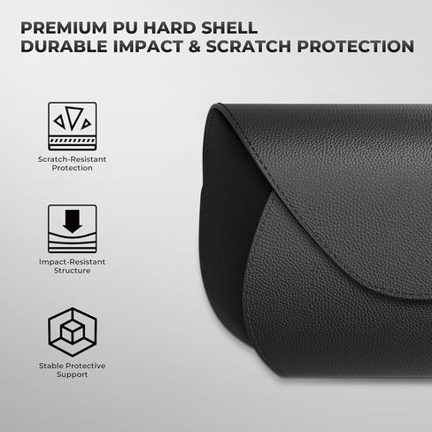 حافظة واقية لنظارات Ray-Ban Meta 2 الذكية مع كابل شحن USB-C مدمج، حقيبة سفر ذات هيكل صلب من البولي يوريثان، صندوق تخزين شحن لملحقات Meta 2 in Saudi Arabia