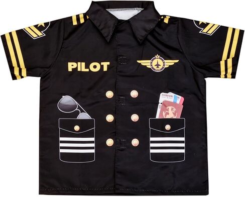 زي مياو الوظيفي للعب الأدوار، زي ضابط الشرطة، طبيب رجال الإطفاء، قميص قصير الأكمام، زي الحفلات التنكرية in Kuwait