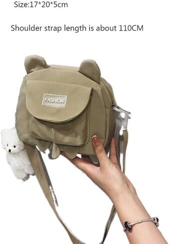 Shoulder Bag Female Canvas Handbags(Black) in Saudi Arabia