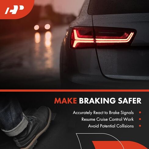 A-Premium Brake Light Switch Compatible with Nissan Altima 07-10/Rogue 08-13/Sentra/Versa/Frontier/Murano/Pathfinder/Maxima/TITAN/Armada/Juke & Infiniti G37/G35/FX45/QX56 & Suzuki Equator, 4 Pins in Saudi Arabia