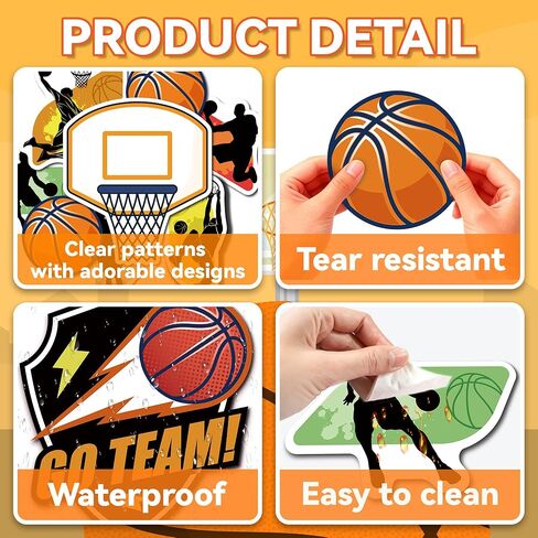 مجموعة 70 قطعة من ديكورات لوحة إعلانات كرة السلة، ديكورات كرة السلة للمدرسة، لوحات إعلانات ديكور الفصول الدراسية لكرة السلة، قطع كرة السلة للرياضة ومستلزمات الحفلات ذات طابع كرة السلة in Kuwait
