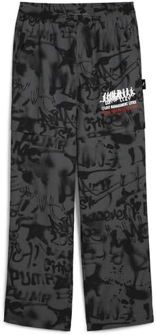 PUMA Mens Lost Management Cities Drawstring Pants Casual Drawstring - Grey in Saudi Arabia