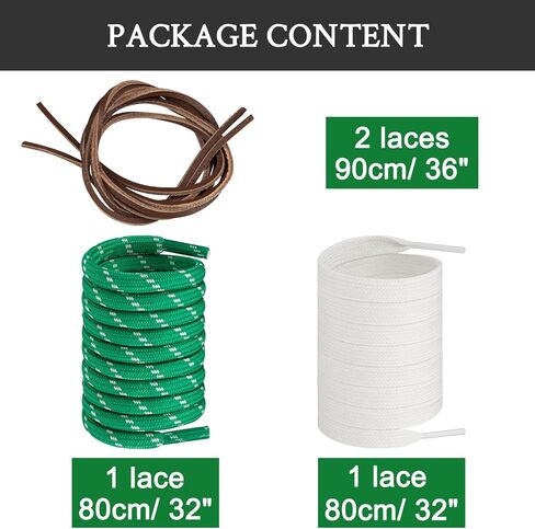 Endoto 4PCS Shoe Laces for Miu Miu Sneakers, Leather Shoelaces Replacement Strings kit in Saudi Arabia