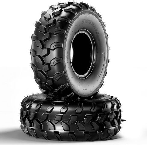 إطارات TRIBLE SIX مقاس 20x10-8 ATV UTV، 6 إطارات PR لجميع التضاريس مقاس 20x10x8 لمسار الطين الرملي، مداس اتجاهي، بدون أنابيب (عبوة من قطعتين) in Kuwait