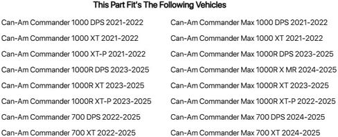 رف شحن تاسك عادي مطلي بمسحوق أسود متوافق مع Can-Am Commander/Commander Max 1000R 2022-2025/Commander 700 2022-2025 in Saudi Arabia