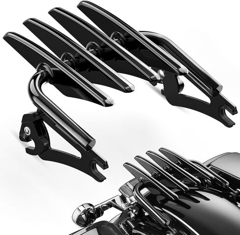 رف الأمتعة الشبح يناسب حامل الأمتعة Harley Touring باللون الأسود المتوافق مع Harley Davidson Street Glide Road Glide Road Glide Road King Electra Glide Ultra Limited 2009-لاحقًا in Saudi Arabia