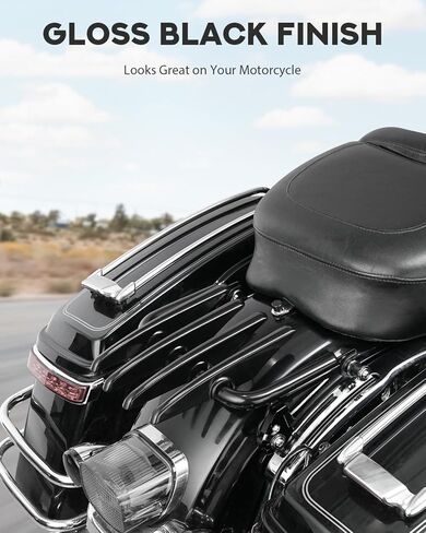 رف الأمتعة الشبح يناسب حامل الأمتعة Harley Touring باللون الأسود المتوافق مع Harley Davidson Street Glide Road Glide Road Glide Road King Electra Glide Ultra Limited 2009-لاحقًا in Saudi Arabia