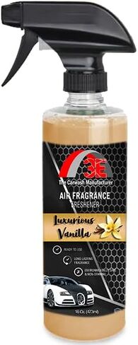 معطر هواء للسيارة 3E برائحة الياسمين الفاخرة 16 أونصة سائلة - معطر هواء احترافي ومزيل للرائحة، عطر داخلي طويل الأمد للسيارات والشاحنات وسيارات الدفع الرباعي والمركبات الترفيهية والمنزل والمكتب (ياسمين) in Kuwait