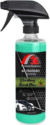معطر هواء للسيارة 3E برائحة الياسمين الفاخرة 16 أونصة سائلة - معطر هواء احترافي ومزيل للرائحة، عطر داخلي طويل الأمد للسيارات والشاحنات وسيارات الدفع الرباعي والمركبات الترفيهية والمنزل والمكتب (ياسمين) in Kuwait