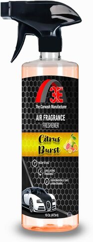 معطر هواء للسيارة 3E برائحة الياسمين الفاخرة 16 أونصة سائلة - معطر هواء احترافي ومزيل للرائحة، عطر داخلي طويل الأمد للسيارات والشاحنات وسيارات الدفع الرباعي والمركبات الترفيهية والمنزل والمكتب (ياسمين) in Kuwait