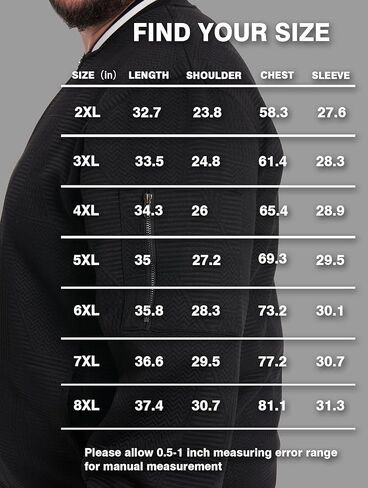 جاكيت بومبر خفيف الوزن، كبير وطويل للرجال، جاكيت خريفي، ملابس بيسبول، 2XL-6XL in Kuwait