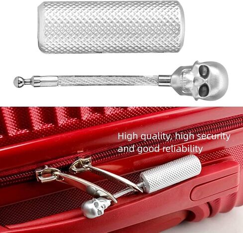 Dioche Suitcase Lock/Wire Rope Customs Lock/Travel Padlock Steel Wire Rope for Suitcase Luggage Computer Bag (Silver) in Saudi Arabia