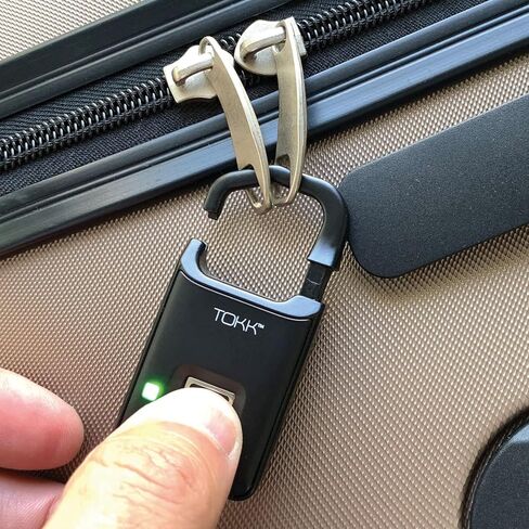 Pred Technologies USA Fingerprint Travel Lock, Silver (PL4) in Saudi Arabia
