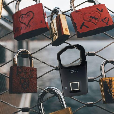 Pred Technologies USA Fingerprint Travel Lock, Silver (PL4) in Saudi Arabia