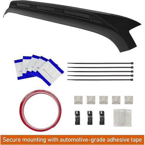 Hooke Road Wrangler Hood Protector Bug Deflector Stone Guard with Amber Running Lights for 2007-2018 Jeep Wrangler JK & JKU Unlimited 2/4 Doors in Kuwait