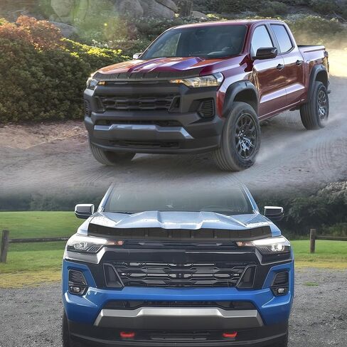 Hood Deflector Fit for Chevy Colorado 2023 2024 2025 2026 Accessories Hood Protector Bug Deflectors Offroad Bugdeflector TPE Low Profile Bug Shields Fit for Colorado 2026 2023-2025 Accessory in Saudi Arabia