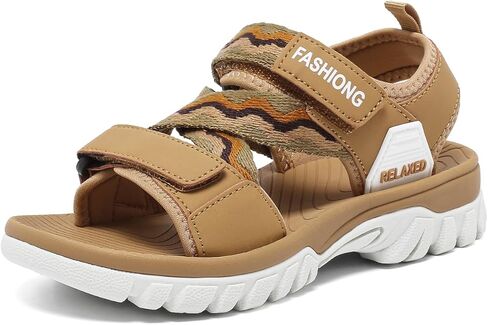 Kids Hiking Sport Sandals with Back Strap Adjustable Athletic Orthopedic Walking Sandals for Boys Girls with Arch Support , Comfortable Soft Water Sandals for Summer Outdoor Footbed Schools Play Shoes in Saudi Arabia