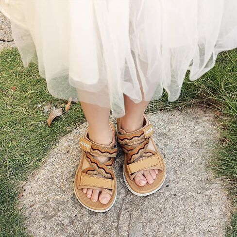 Kids Hiking Sport Sandals with Back Strap Adjustable Athletic Orthopedic Walking Sandals for Boys Girls with Arch Support , Comfortable Soft Water Sandals for Summer Outdoor Footbed Schools Play Shoes in Saudi Arabia