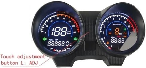 Motorcycle Odometer Digital Motorcycle Accessories One Piece Dashboard RPM Meter Tachometer Performance and Reliability. for Titan 150 CG150 Fan150 in Kuwait