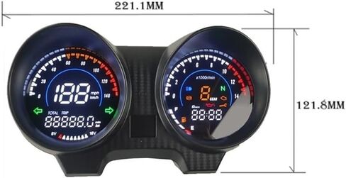 Motorcycle Odometer Digital Motorcycle Accessories One Piece Dashboard RPM Meter Tachometer Performance and Reliability. for Titan 150 CG150 Fan150 in Kuwait