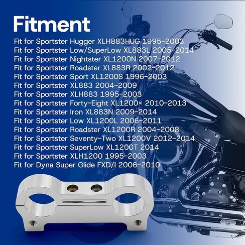 T-Bar Riser محول عداد السرعة مقياس جبل قوس نقل عدة مناسبة ل Harley-Davidson Sportster XL883 XL1200 Dyna FXD 1 1/4 بوصة T-Bar المقود in Kuwait
