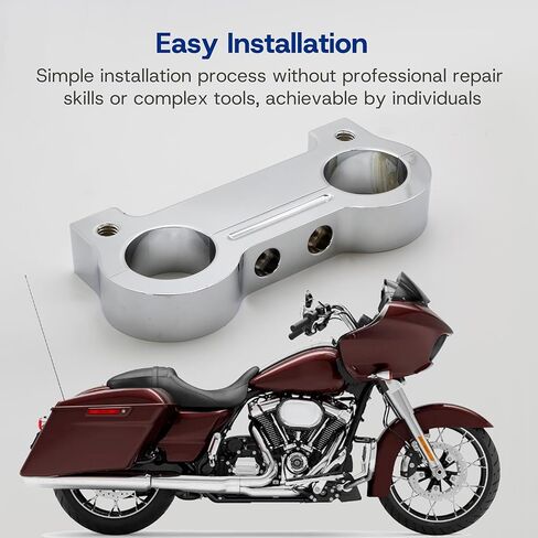 T-Bar Riser محول عداد السرعة مقياس جبل قوس نقل عدة مناسبة ل Harley-Davidson Sportster XL883 XL1200 Dyna FXD 1 1/4 بوصة T-Bar المقود in Kuwait