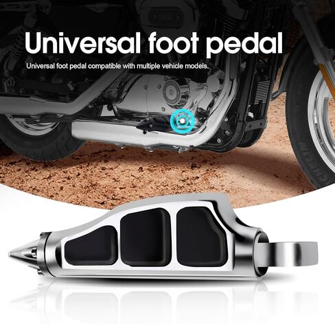 Stiletto Footpegs Compatible with Suzuk Boulevard Intruder S83 VS1400 Marauder 800 VZ800 in Saudi Arabia