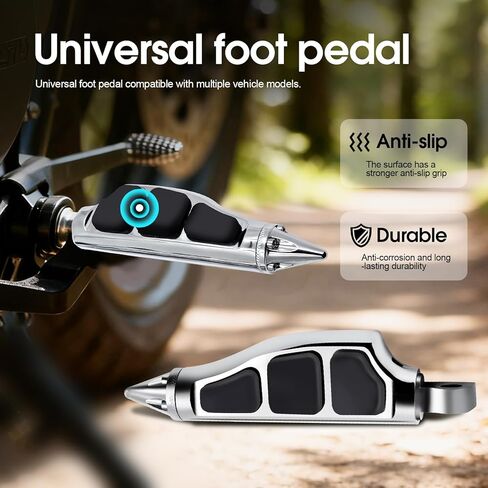 Stiletto Footpegs Compatible with Suzuk Boulevard Intruder S83 VS1400 Marauder 800 VZ800 in Saudi Arabia