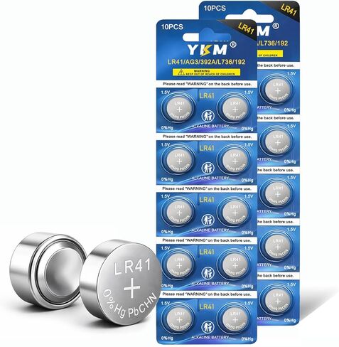 LR41 Button Batteries 10 Pack AG3 392 384 192 L736 1.5V Alkaline Battery in Kuwait