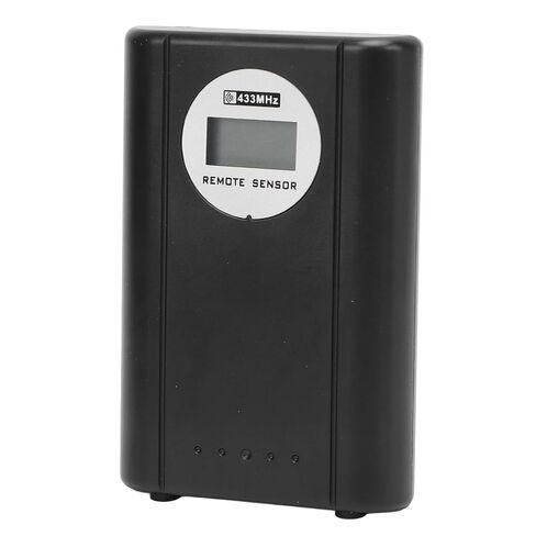 Weather Clock Station, Digital Weather Forecast Monitor with Color Screen, Indoor Outdoor Temperature Humidity Display - Multi Function Buttons, Wireless Sensor, Home Use in Saudi Arabia