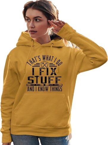 Go All Out That's What I Do I Fix Stuff And I Know Things Funny Mens Sweatshirt Hoodie in Saudi Arabia