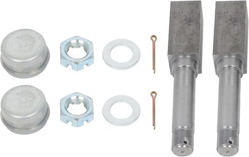 labwork Pre-Assembled 5 on 4.5 Inch Trailer Hub Bearing Kit with 1 Inch Square BT8 Spindle Set of 2 in Saudi Arabia