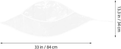 8 Pcs Clear Rain Hats for Women Portable Lightweight Breathable Bonnet Protect Hairstyle Reusable Plastic Rain Hat for Outdoor Use Daily Commute and Travel in Saudi Arabia