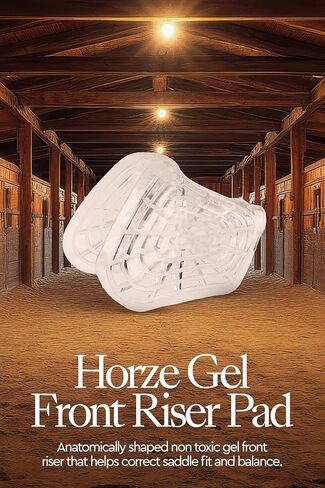 وسادة سرج أمامية من HORZE Gel مقاس 1 بوصة | خفيفة الوزن وغير سامة ومضادة للانزلاق in Kuwait