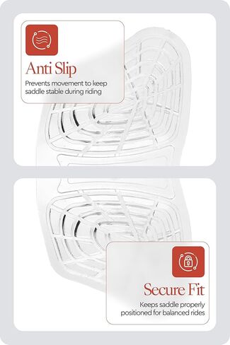 وسادة سرج أمامية من HORZE Gel مقاس 1 بوصة | خفيفة الوزن وغير سامة ومضادة للانزلاق in Kuwait