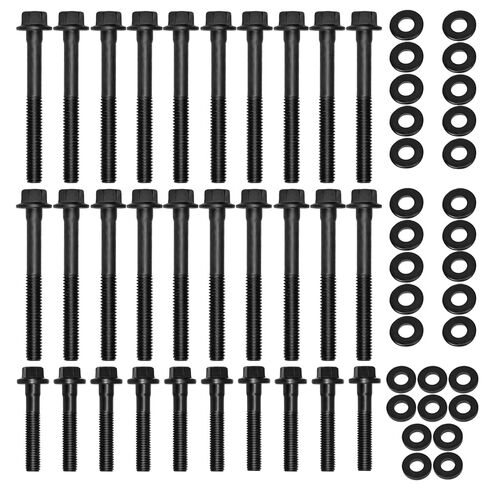 Hex Autoparts Cylinder Head Bolts Kit 134-3610 Compatible with Chevy GM Gen III IV LS Engines 4.8L 5.3L 5.7L 6.0L 6.2L V8 (Mid-2004+), Head Bolt Set 30PCS, Replacement for LS Series (Except LS9) in Saudi Arabia