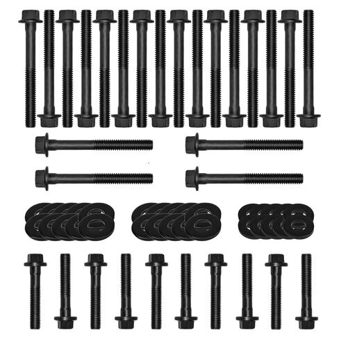 Hex Autoparts Cylinder Head Bolts Kit 134-3610 Compatible with Chevy GM Gen III IV LS Engines 4.8L 5.3L 5.7L 6.0L 6.2L V8 (Mid-2004+), Head Bolt Set 30PCS, Replacement for LS Series (Except LS9) in Saudi Arabia