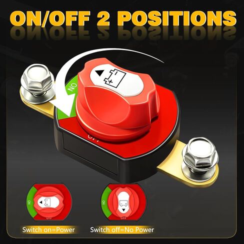 الجانب آخر بطارية مفتاح فصل 12 فولت-48 فولت 300A بطارية الطاقة المعزل قطع إيقاف التبديل لسيارة RV قارب ATV UTV المركبات in Kuwait