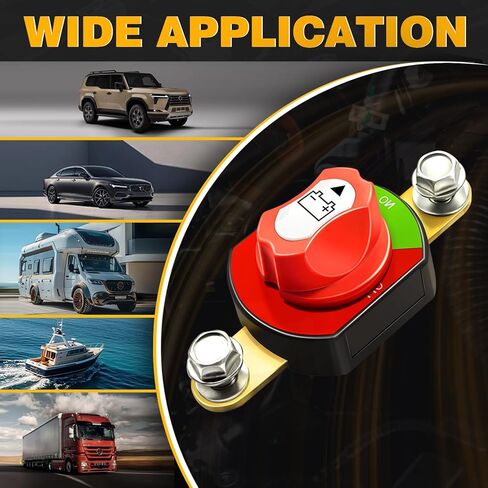 الجانب آخر بطارية مفتاح فصل 12 فولت-48 فولت 300A بطارية الطاقة المعزل قطع إيقاف التبديل لسيارة RV قارب ATV UTV المركبات in Kuwait