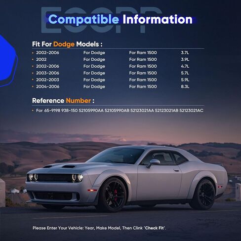 عمود محرك أمامي ECCPP مقاس 33 بوصة مجموعة عمود الدعامة مناسب لدودج رام 1500 2002-2006 4WD استبدال OE # 65-9198 52105990AA، 52105990AB عمود المروحة الفولاذي in Kuwait