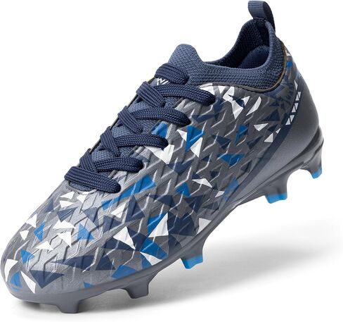 DREAM PAIRS Kids High-Speed Soccer Cleats with TPU Anti-Twist Plate Firm Ground Outdoor Athletic Sport Football Shoes in Saudi Arabia