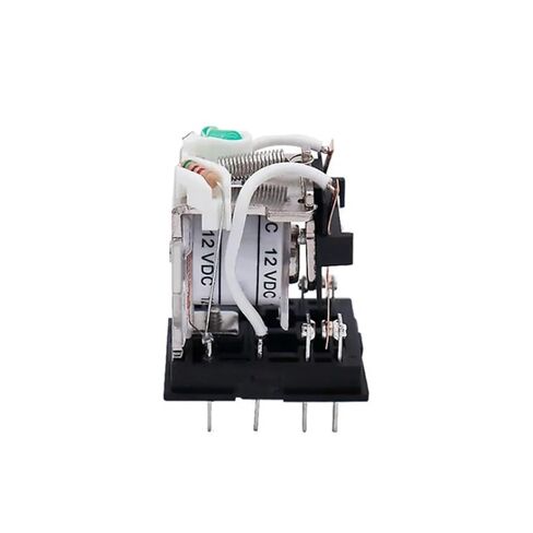 مفتاح مرحل متوسط ​​كهرومغناطيسي ملف مصغر مع قاعدة LED MY2NJ/3NJ/3NJ HH52P AC110V in Saudi Arabia