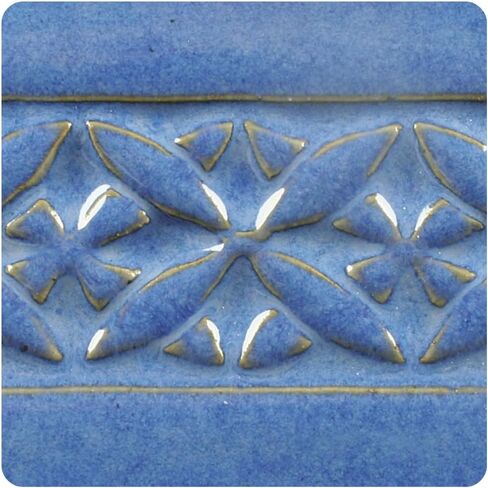 AMACO - 35430R Amaco 1371047 Potters Choice طلاء خالي من الرصاص، PC-23، سعة 1 لتر، عوامة نيلي in Saudi Arabia